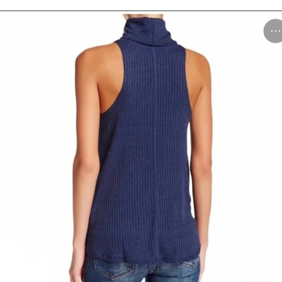 We The Free Sleeveless Ribbed Turtleneck Tank Tee - Picture 3 of 12